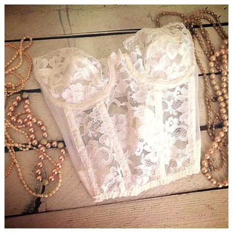 Sale Vintage Victorias Secret White Lace Bra Bustier Vintage Bra Sexy Lingerie Vintage