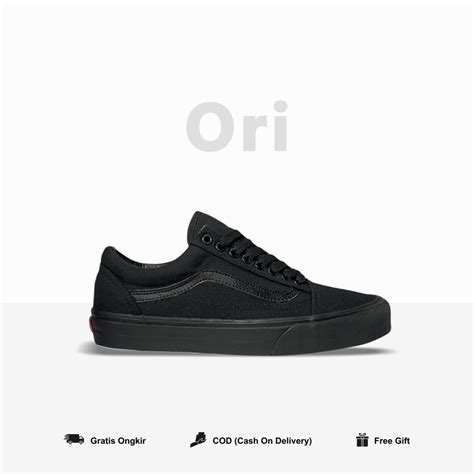 Jual Vans Old Skool Classic Full Black Original Bnib Global Market