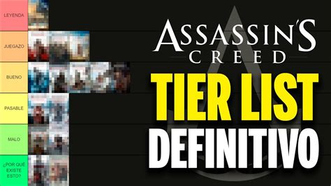 Tier List De Assassins Creed Definitivo ¿cuál Es El Mejor Assassins Creed 2024 Dr