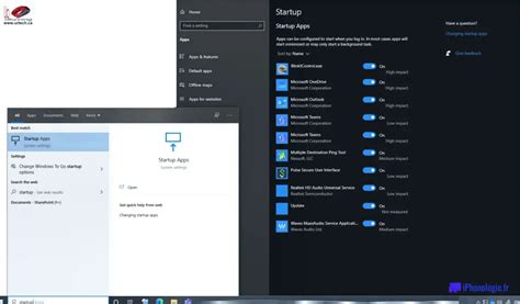 Comment modifier les programmes de démarrage dans Windows 10