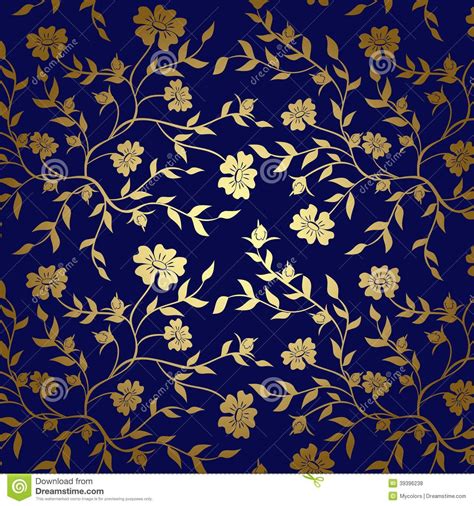 Royal Blue Gold Wallpaper Malayhaxac