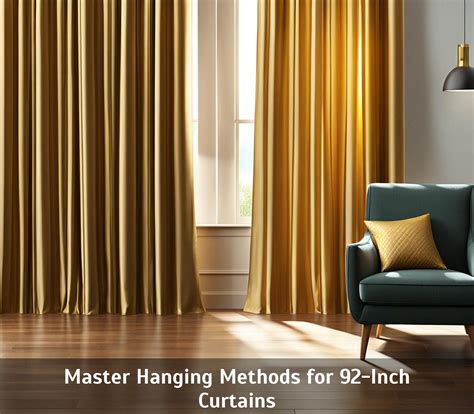 Master Hanging Methods For 92 Inch Curtains Vassar Chamber