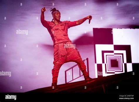 London, UK - February 25th, 2022: KSI performs on stage at Wembley ...