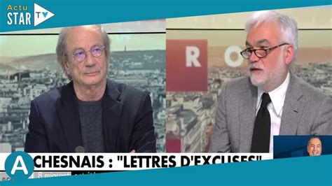 Pascal Praud ému aux larmes face à Patrick Chesnais ses mots