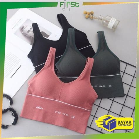 Fh P Tangtop Wanita Pakaian Dalam Wanita Sexy Sport Bra Yoga Atasan