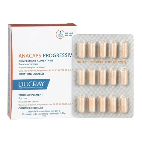 Ducray Anacaps Progressiv 30 cápsulas