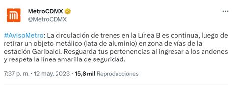 Metro Cdmx Hoy 12 De Mayo Tarde Caótica Con Reporte De Explosión En