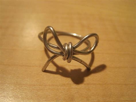 Metal Bow Ring Beads And Wire Bow Ring Jewelry Making