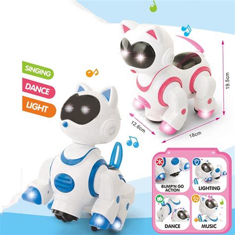 Dancing Bump And Go Action Robot Cat Toy For Kids - Toysfunland.com