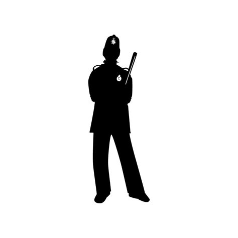 Policeman Silhouette At Getdrawings Free Download