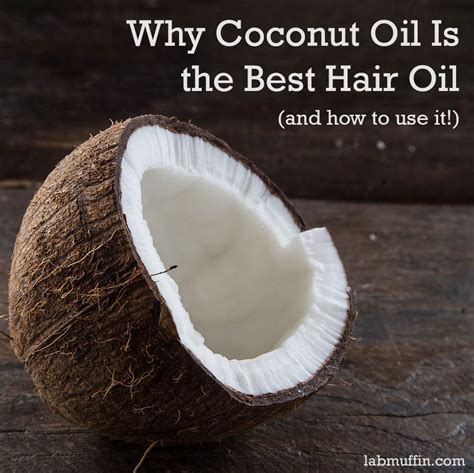 Why Coconut Oil Is The Best Hair Oil And How To Use It Lab Muffin