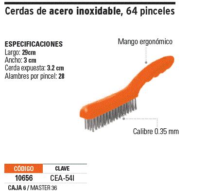 Cea I Truper Cepillo De Alambre Pinceles De Acero