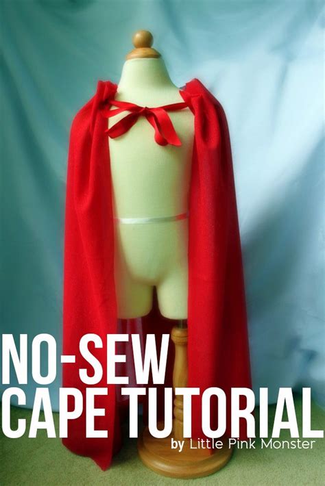 Diy No Sew Cape Tutorial No Sew Cape Diy Cape Cape Tutorial