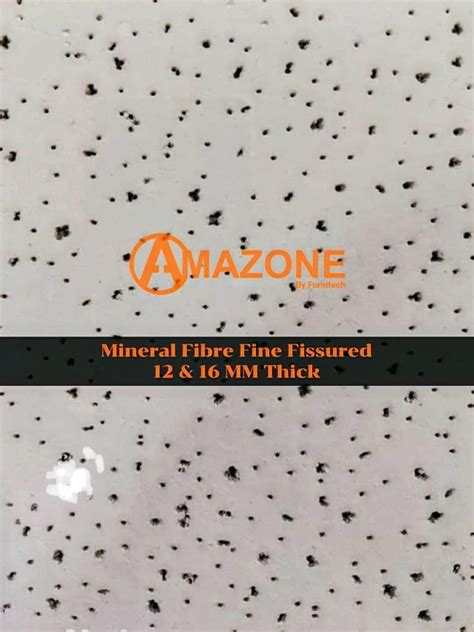 16 Mm Fissured Square Mineral Fibre Ceiling Tiles At Rs 200 Piece