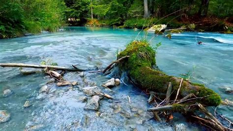 Calming Turquoise River Relaxing Sounds 10 Hours Nature White Noise