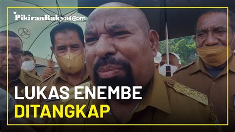 Gubernur Papua Lukas Enembe Ditangkap Polisi Sudah Diamankan Kpk Di