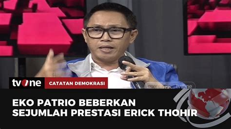 Alasan PAN Tawarkan Erick Thohir Cawapres Ke PDIP Catatan Demokrasi