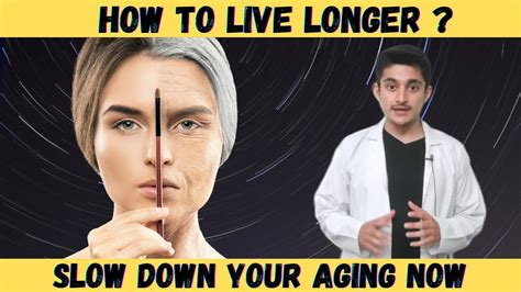 How To Slow Down Aging Process Naturally D Animation Live Long