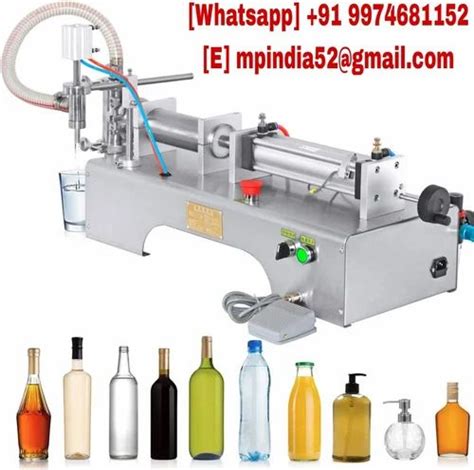 Manual Sanitizer Filling Machine At Rs Semi Automatic Liquid