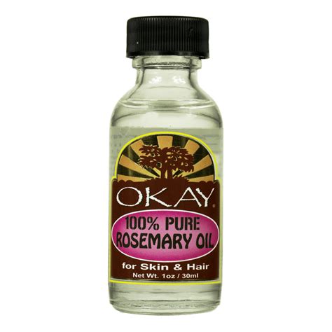 Okay 100 Pure Rosemary Oil For Hair And Skin 1 Oz