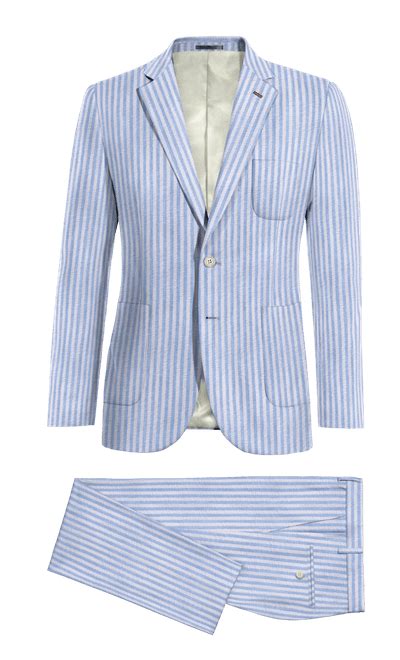 Light Blue Seersucker Suit