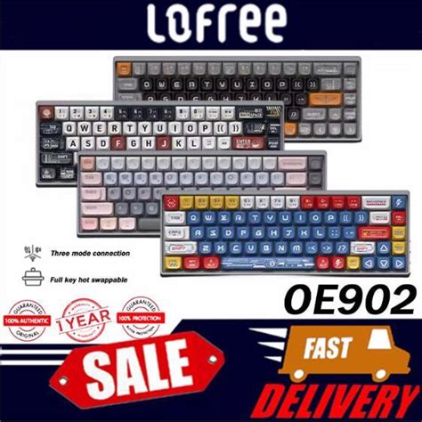 Lofree Oe Xiaoqiao Wireless Three Mode Mechanical Keyboard Hot Plug Office Game Keyboard