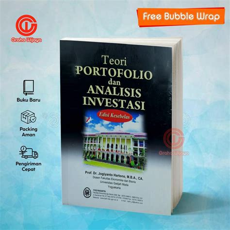 Jual Teori Portofolio Dan Analisis Investasi Edisi Kesebelas Prof