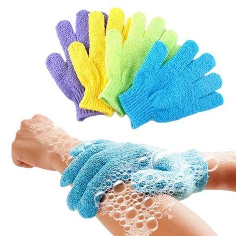 X2 Gants De Gommage Exfoliant Pour Le Corps