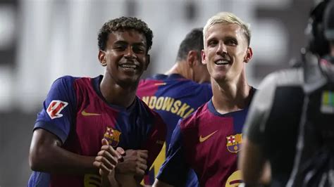 Cetak Gol Dan Bantu Barcelona Menang Dani Olmo Menikmati Debut Impian