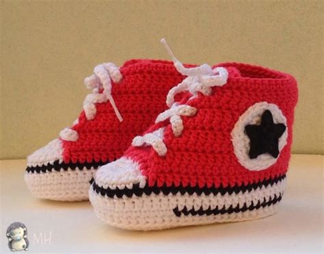 Madres Hiperactivas Converse A Crochet Para Beb Tutorial Converse