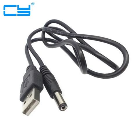 Usb 20 A Type Male To 55mm Dc Power Jack Plug 55 Mm Barrel Connector