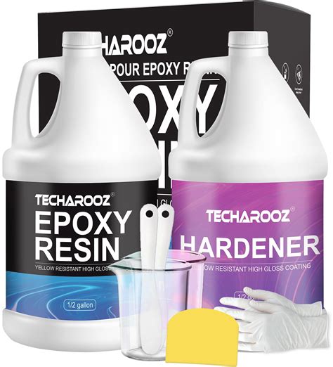 Epoxy Resin Australia 1 Gallon 4L Kit TECHAROOZ Crystal Clear Casting