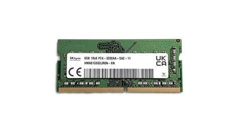 SK Hynix 8GB SODIMM DDR4 3200 PC4 1Rx8 PC4 3200AA SA2 11