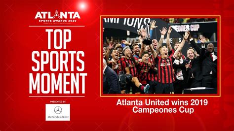 Atlanta United wins Atlanta Sports Award Top Moment Campeones Cup ...