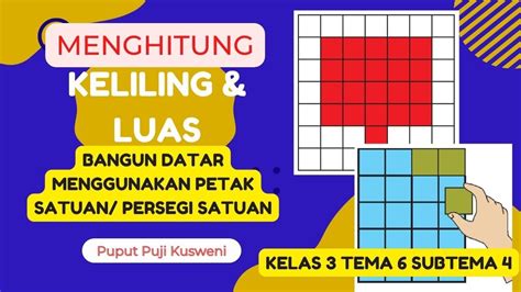 Menghitung Keliling Dan Luas Bangun Datar Menggunakan Petak Satuan Atau