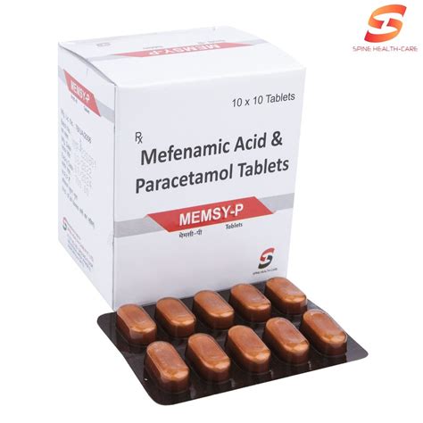 Mefenamic Acid Paracetamol Tablet At Rs 700 Box Pharma Franchise In