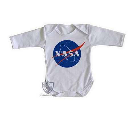 Body roupa bebê Nasa astronauta espacial espaço agencia Elo7