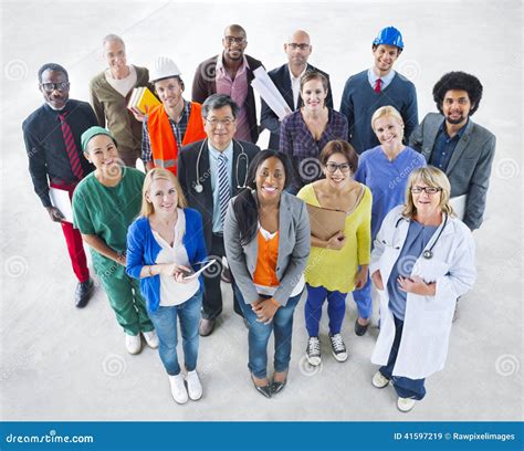 Group of Diverse Multiethnic People with Various Jobs Stock Image - Image of isolated, business ...