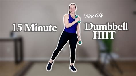 Senior Fitness 15 Minute Full Body Dumbbell Workout For Beginners Hiit