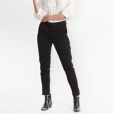 Venta Pantalon Bengalina Negro Mujer En Stock