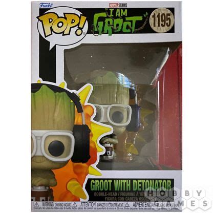 Фигурка Funko POP Marvel I Am Groot Groot With Detonator 1195