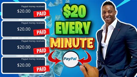 Earn 20 Every Min Into Your PayPal Earn PayPal Money For Beginners