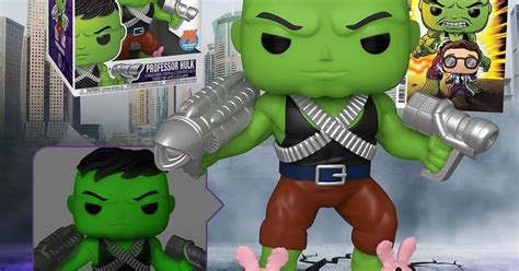 Funko Drops a Professor Hulk with Guns and Bunny Slippers Pop Figure ...