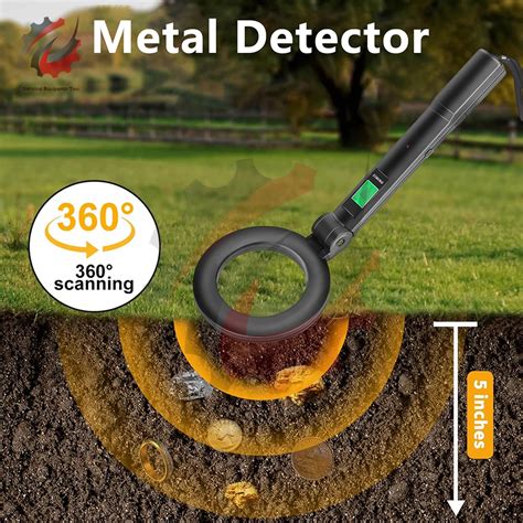 DM3004A Professional Metal Detector Handheld LED High Sensitivity