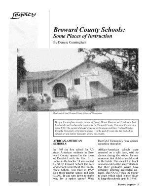 Fillable Online Broward County Schools Fax Email Print PdfFiller