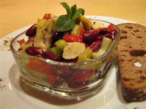 Salade de fèves rouges simple et rapide Recettes du Québec