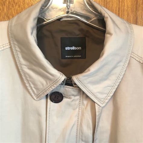 Strellson Classic Short Trench Coat Jacket Size L - Gem