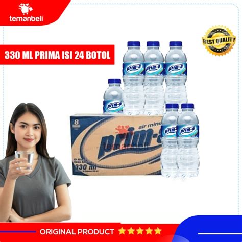 Jual PRIMA 330 ML 1 DUS PRIMA BOTOL AIR MINERAL BOTOL PRIMA