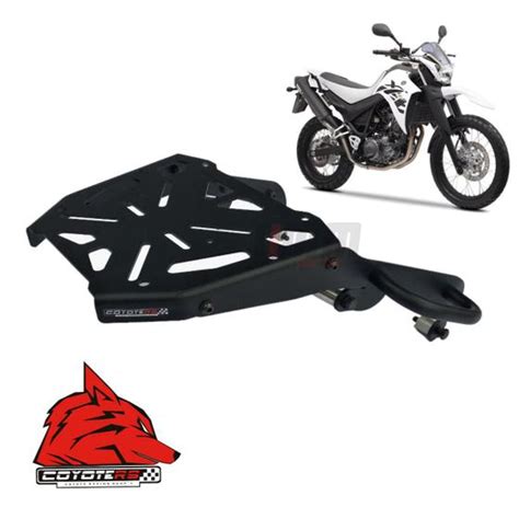 Bagageiro Xt R Coyote Suporte Base De Bau Bauleto Para Yamaha Xt