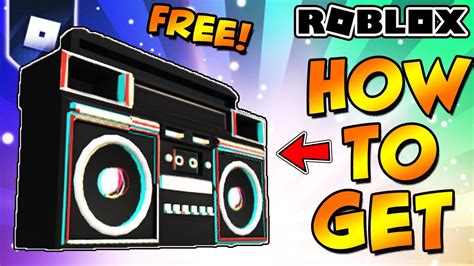 Event Free Item How To Get Glitch Boombox Glitchy In Roblox